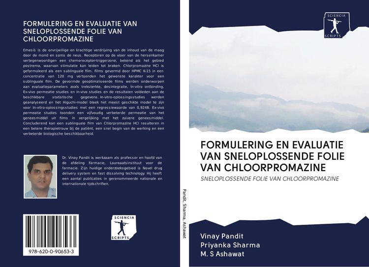 Produktbild: Formulering En Evaluatie Van Sneloplossende Folie Van Chloorpromazine