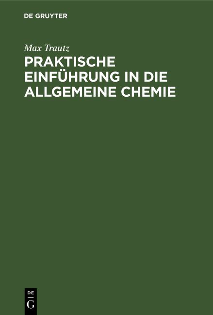 Produktbild: Praktische Einf&uuml;hrung in die allgemeine Chemie