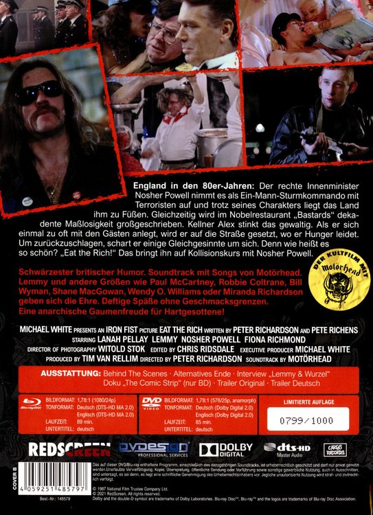 Produktbild: Eat the Rich - The Cannibal Comedy - Limitiertes Mediabook Cover B (+ DVD)