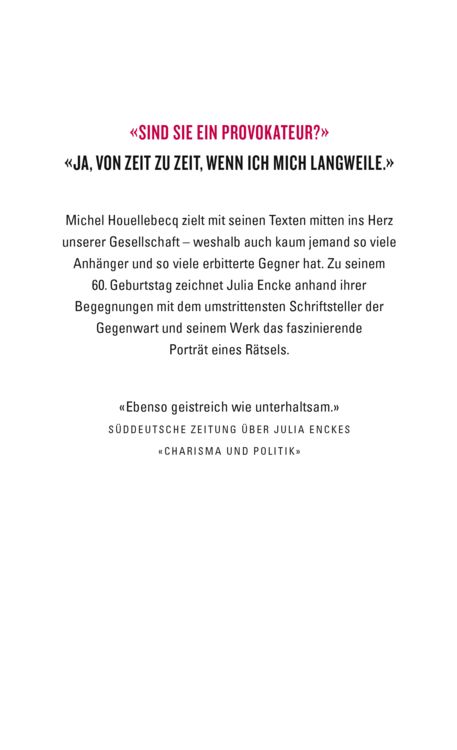 Produktbild: Wer ist Michel Houellebecq?
