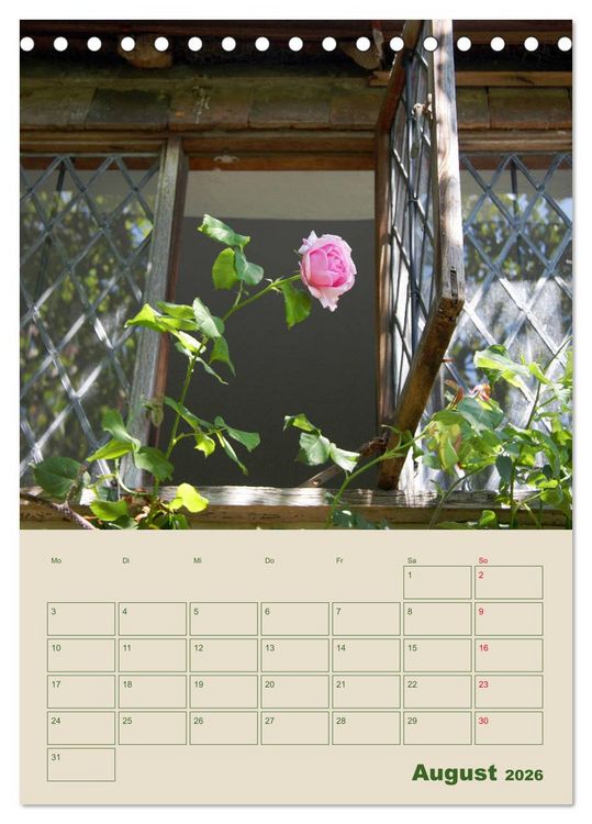 Produktbild: Schl&ouml;sser und G&auml;rten in England (Tischkalender 2026 DIN A5 hoch), CALVENDO Monatskalender