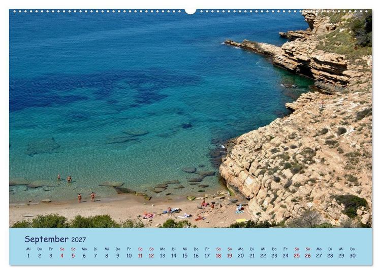 Produktbild: Benidorm (Wandkalender 2027 DIN A2 quer), CALVENDO Monatskalender