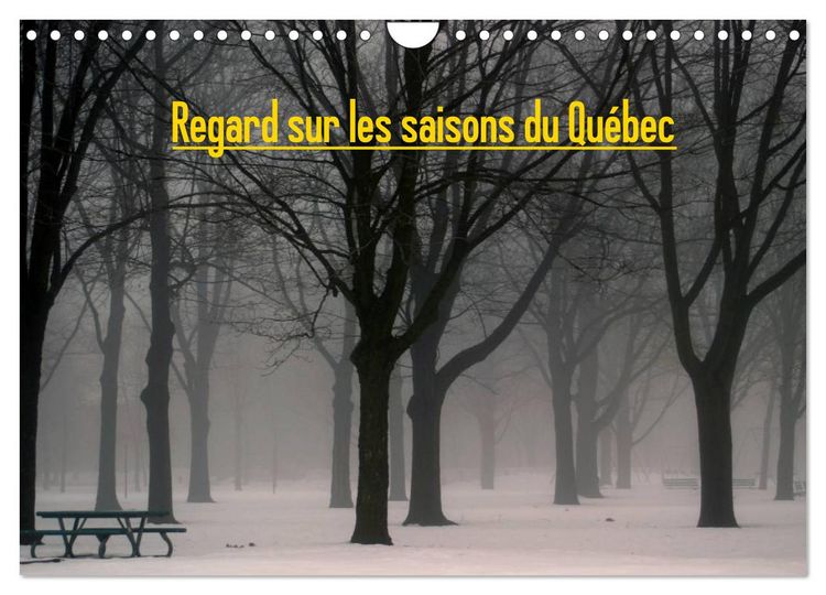 Produktbild: Regard sur les saisons du Qu&eacute;bec (Calendrier mural 2026 DIN A4 vertical), CALVENDO calendrier mensuel