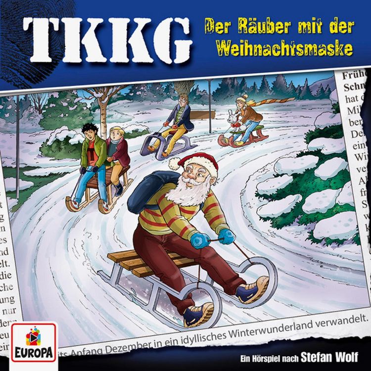 Produktbild: TKKG - Folge 203: Der R&auml;uber mit der Weihnachtsmaske