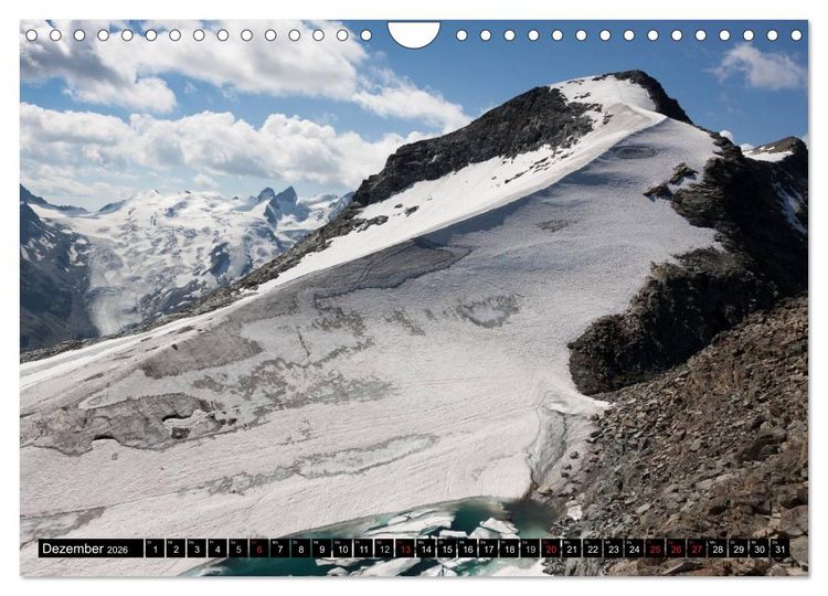 Produktbild: Fantastische Schweizer Bergwelt - Gipfel und Gletscher (Wandkalender 2026 DIN A4 quer), CALVENDO Monatskalender