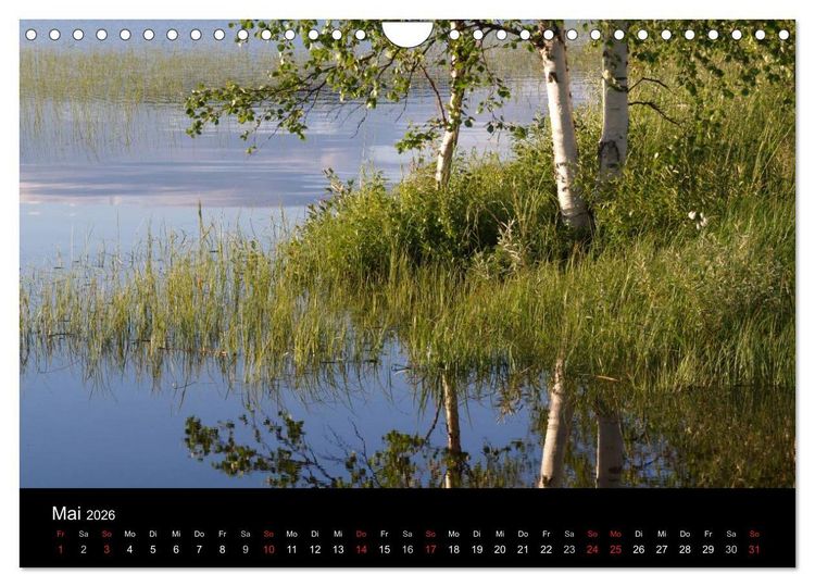 Produktbild: Wundersch&ouml;nes Finnland (Wandkalender 2026 DIN A4 quer), CALVENDO Monatskalender