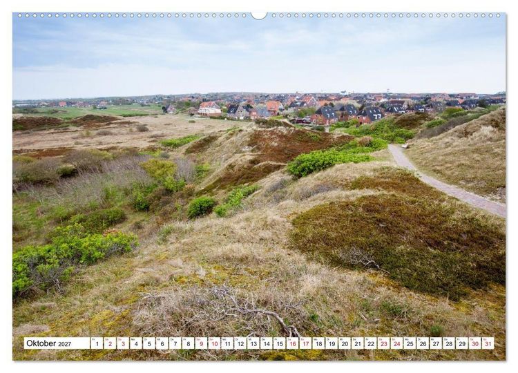 Produktbild: Langeoog - Momente einer Reise (Wandkalender 2027 DIN A2 quer), CALVENDO Monatskalender