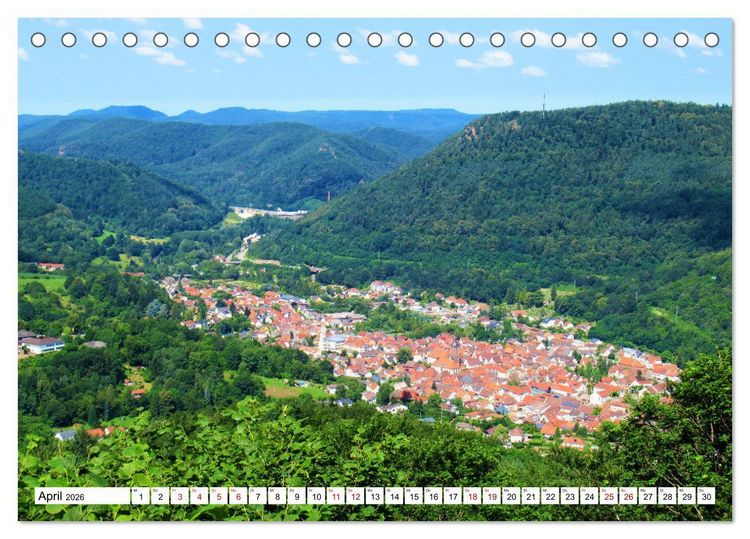 Produktbild: S&uuml;dliche Weinstra&szlig;e und S&uuml;dwestpfalz (Tischkalender 2026 DIN A5 quer), CALVENDO Monatskalender