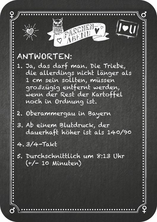 Produktbild: Kneipenquiz P&auml;rchenabend