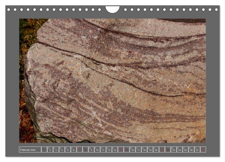 Produktbild: Gesteine und mineralische Bildungen (Wandkalender 2026 DIN A4 quer), CALVENDO Monatskalender