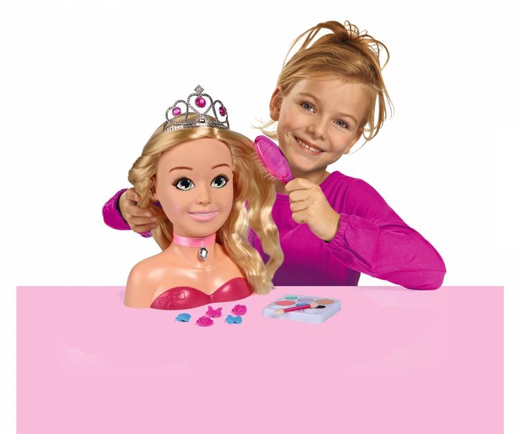 Produktbild: Simba 105560177 - Steffi Love, Girls Prinzessin Schmink-& Frisierkopf