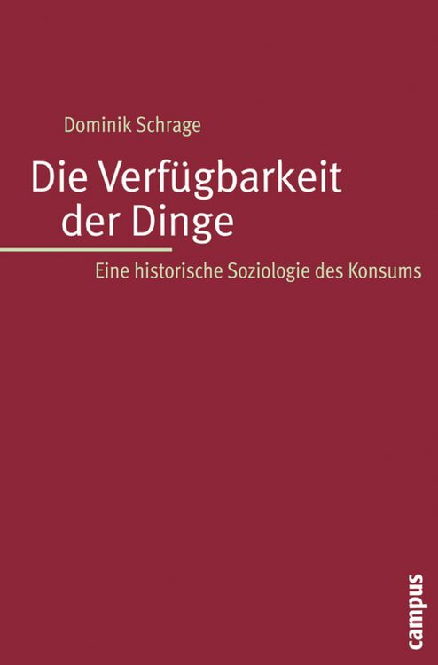 Produktbild: Die Verf&uuml;gbarkeit der Dinge