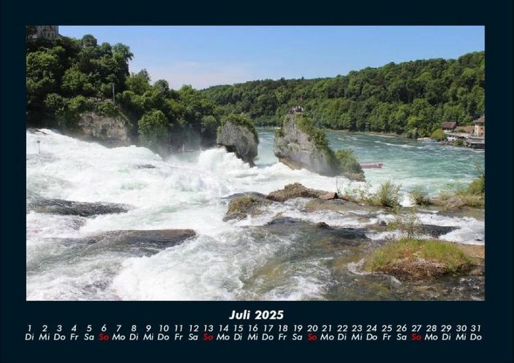 Produktbild: Wasserf&auml;lle 2025 Fotokalender DIN A4