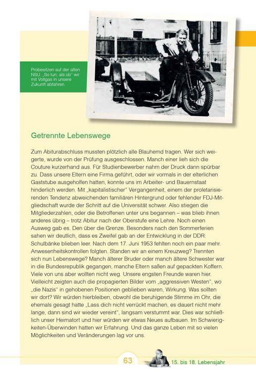 Produktbild: Aufgewachsen in der DDR - Wir vom Jahrgang 1935 - Kindheit und Jugend