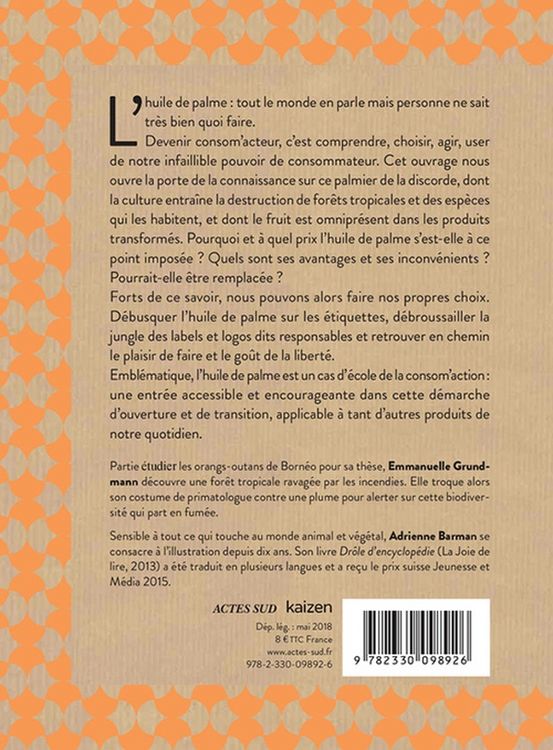 Produktbild: Devenir consom'acteur : l'huile de palme
