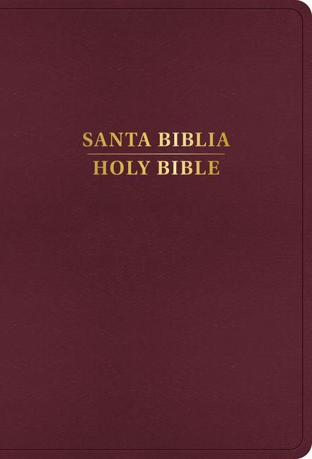 Produktbild: Rvr 1960/KJV Biblia Biling&uuml;e Letra Grande, Borgo&ntilde;a Imitaci&oacute;n Piel Con &Iacute;ndice (Edici&oacute;n 2024)