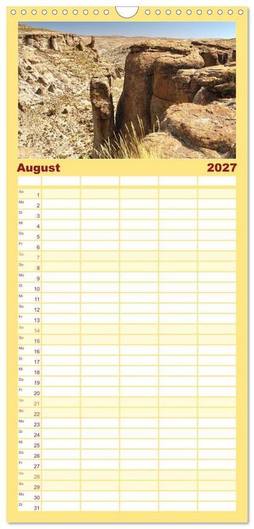 Produktbild: Familienplaner 2027 - Bolivien - Eine Wanderreise mit 5 Spalten (Wandkalender, 21 x 45 cm) CALVENDO