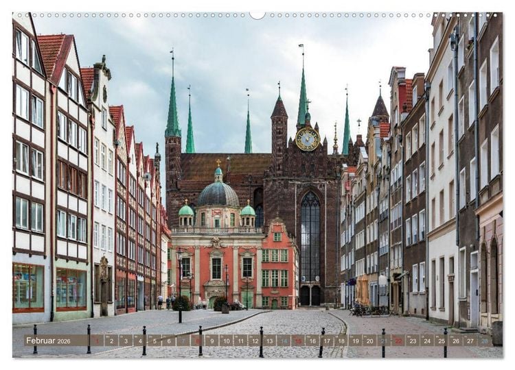 Produktbild: Sehenswertes Danzig (hochwertiger Premium Wandkalender 2026 DIN A2 quer), Kunstdruck in Hochglanz