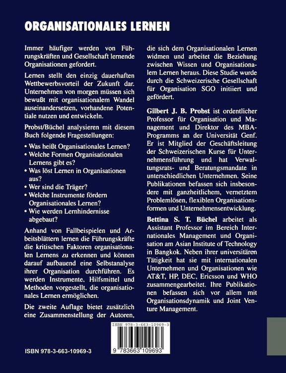 Produktbild: Organisationales Lernen