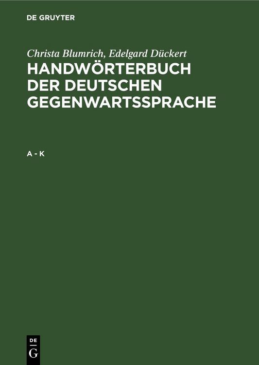 Produktbild: A - K