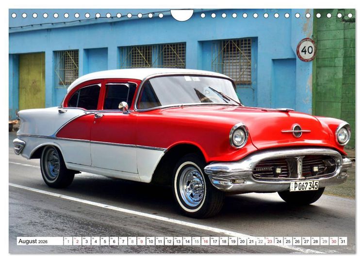 Produktbild: OLDSMOBILE - Auto-Legenden (Wandkalender 2026 DIN A4 quer), CALVENDO Monatskalender