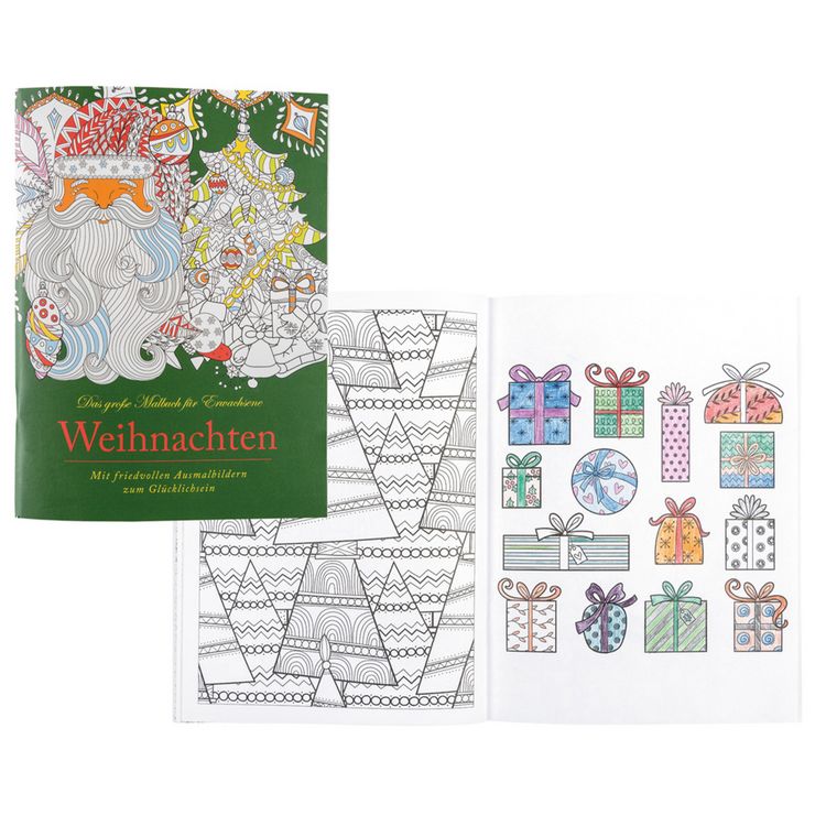 Produktbild: Idena Malbuch Weihnachten 64 Seiten 17x23cm