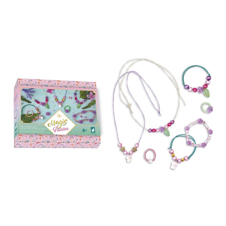 Produktbild: Feenschmuck &ndash; Magisches Bastelset f&uuml;r kreative Kinder (7 Schmuckst&uuml;cke)
