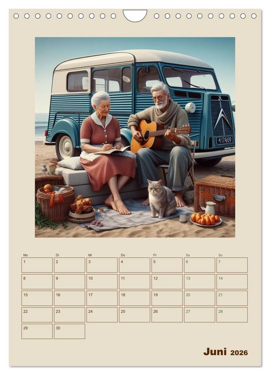 Produktbild: Campingromantik das Leben ist ein Abenteuer (Wandkalender 2026 DIN A4 hoch), CALVENDO Monatskalender