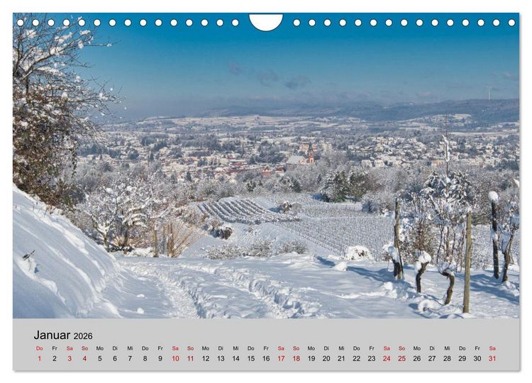 Produktbild: Ettenheim - Perle der Ortenau (Wandkalender 2026 DIN A4 quer), CALVENDO Monatskalender