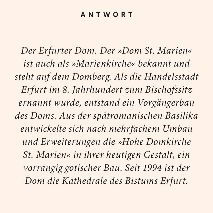 Produktbild: Erfurt-Quiz