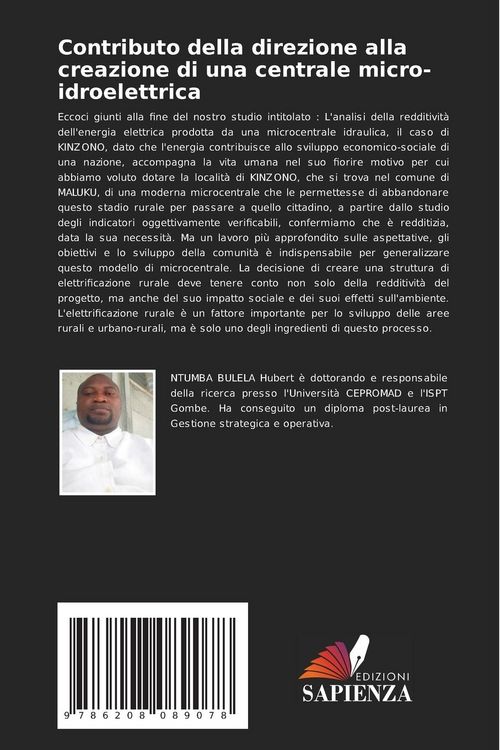 Produktbild: Contributo della direzione alla creazione di una centrale micro-idroelettrica