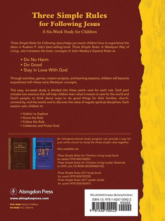 Produktbild: Three Simple Rules for Children