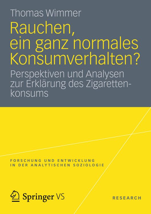 Produktbild: Rauchen, ein ganz normales Konsumverhalten?