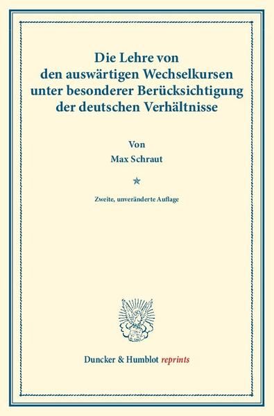 Produktbild: Die Lehre von den ausw&auml;rtigen Wechselkursen