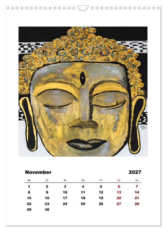 Produktbild: Buddha Relax (Wandkalender 2027 DIN A3 hoch), CALVENDO Monatskalender