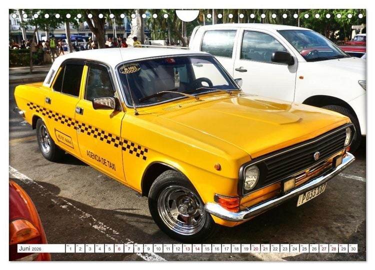 Produktbild: BEST OF WOLGA - Der sowjetische Oldtimer GAZ-24 (Wandkalender 2026 DIN A4 quer), CALVENDO Monatskalender
