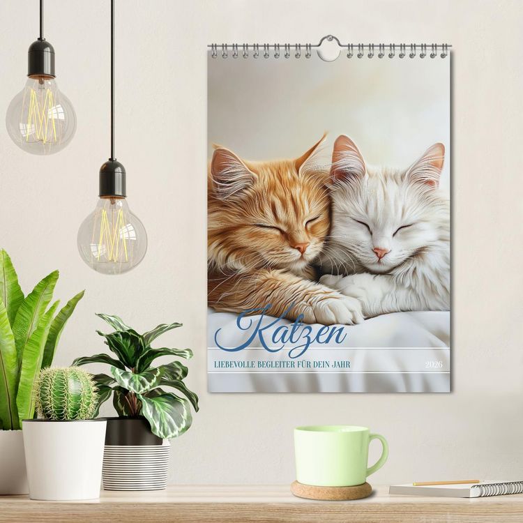 Produktbild: Katzen (Wandkalender 2026 DIN A4 hoch), CALVENDO Monatskalender