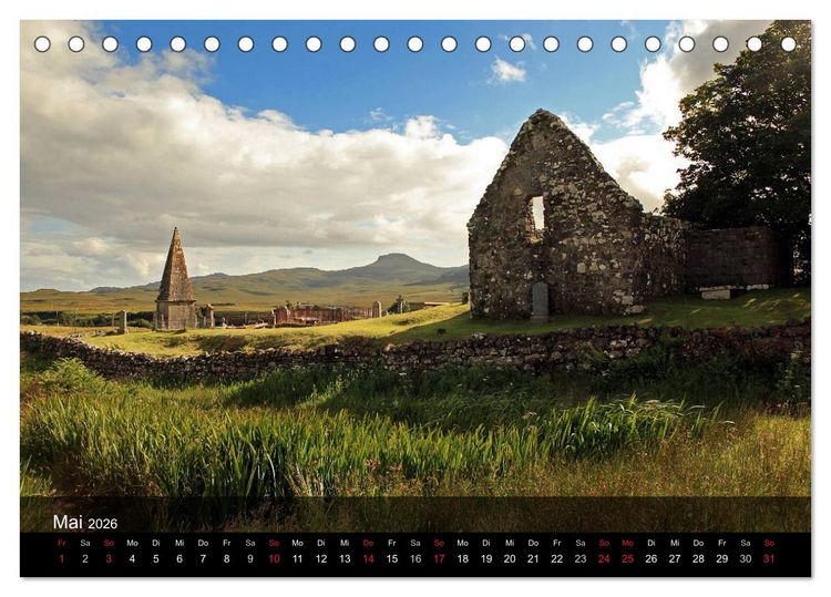 Produktbild: Schottland - magischen Orten auf der Spur (Tischkalender 2026 DIN A5 quer), CALVENDO Monatskalender