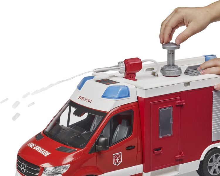 Produktbild: bruder 02680 MB Sprinter Feuerwehrr&uuml;stwagen mit L+S Modul