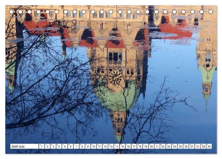 Produktbild: Hannover - besondere Ansichten einer Stadt (Tischkalender 2026 DIN A5 quer), CALVENDO Monatskalender