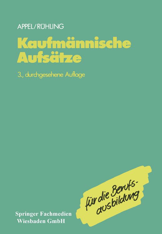 Produktbild: Kaufm&auml;nnische Aufs&auml;tze