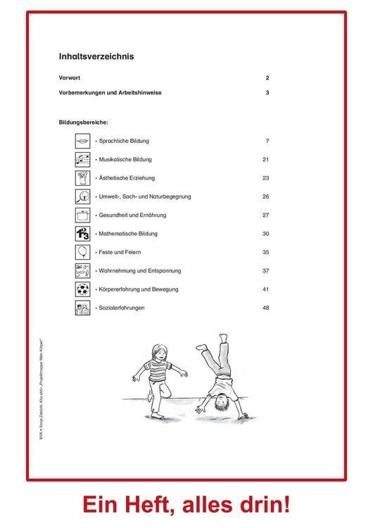 Produktbild: Kita aktiv Projektmappe Mein K&ouml;rper