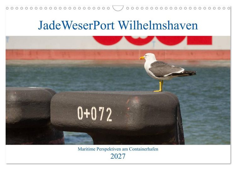 Produktbild: JadeWeserPort Wilhelmshaven &ndash; Maritime Perspektiven am Containerhafen (Wandkalender 2027 DIN A3 quer), CALVENDO Monatskalender