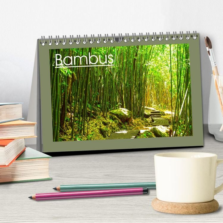 Produktbild: Bambus (Tischkalender 2026 DIN A5 quer), CALVENDO Monatskalender