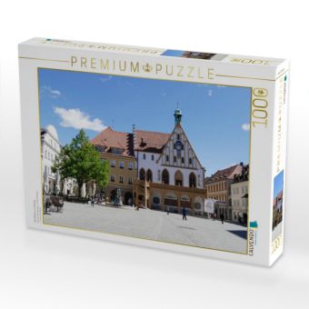 Produktbild: CALVENDO Puzzle Das Rathaus in Amberg | 1000 Teile Lege-Gr&ouml;&szlig;e 64x48cm Foto-Puzzle f&uuml;r gl&uuml;ckliche Stunden