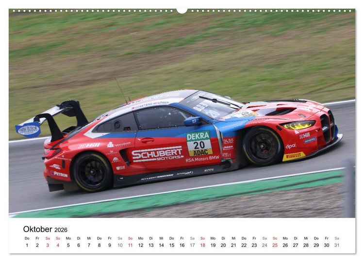Produktbild: GT Masters (hochwertiger Premium Wandkalender 2026 DIN A2 quer), Kunstdruck in Hochglanz