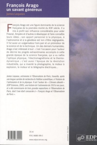 Produktbild: Fran&ccedil;ois Arago: un savant g&eacute;n&eacute;reux