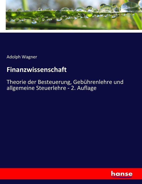 Produktbild: Finanzwissenschaft