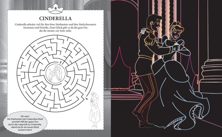Produktbild: Disney Prinzessinnen Kritzel-Kratzel-Buch