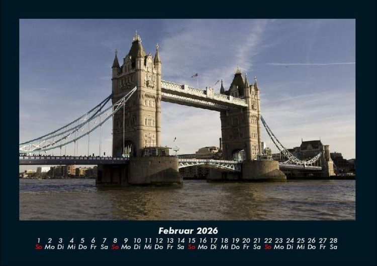 Produktbild: London 2026 Fotokalender DIN A4